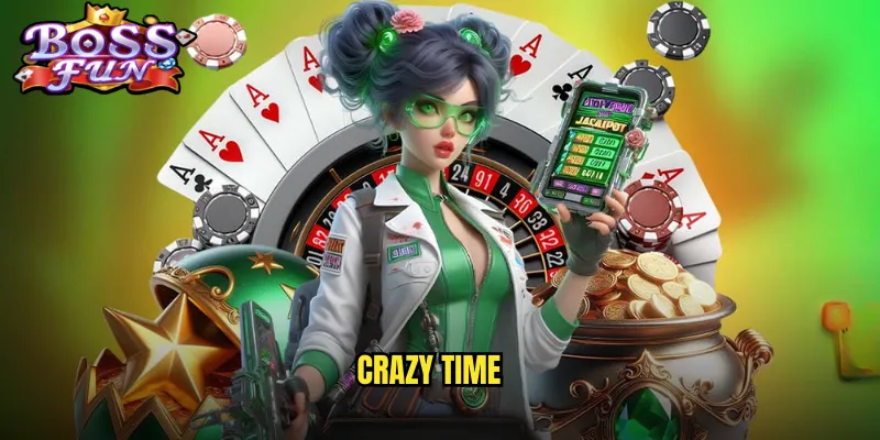 Crazy Time Bossfun - Show Giải Trí Casino Trực Tuyến Đỉnh Cao 1 Crazy Time