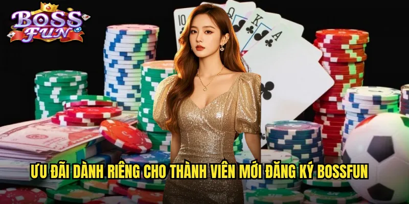 Ưu đãi dành riêng cho thành viên mới đăng ký Bossfun